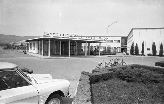 Tovarna Tomos, april 1962. FOTO: Božo Primožič